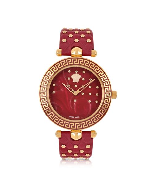 versace vanitas watch red|Women's Designer and High.